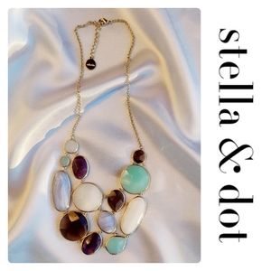 Stella and Dot Oasis Bib Necklace